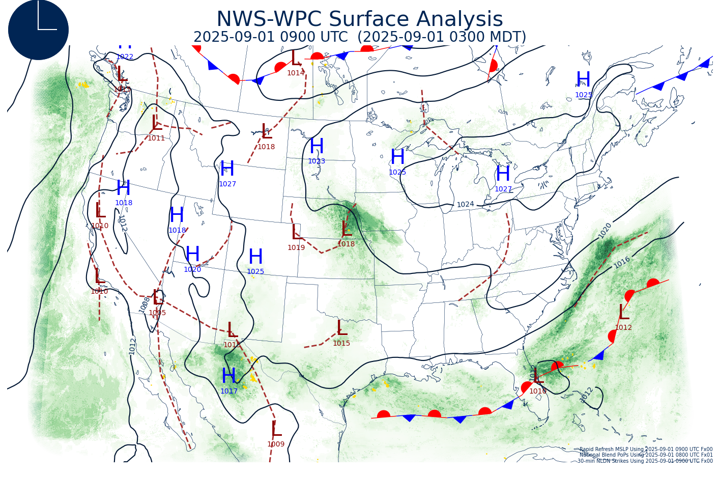 NWS Synoptic Map