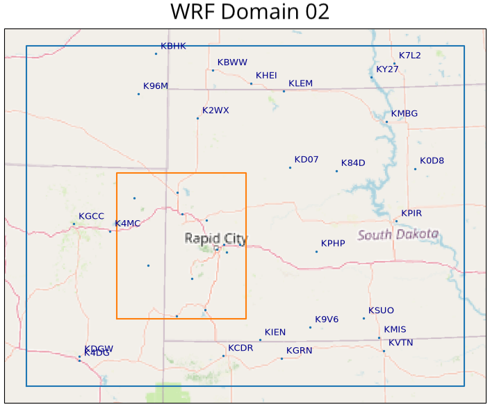 WRF Station Domain 02